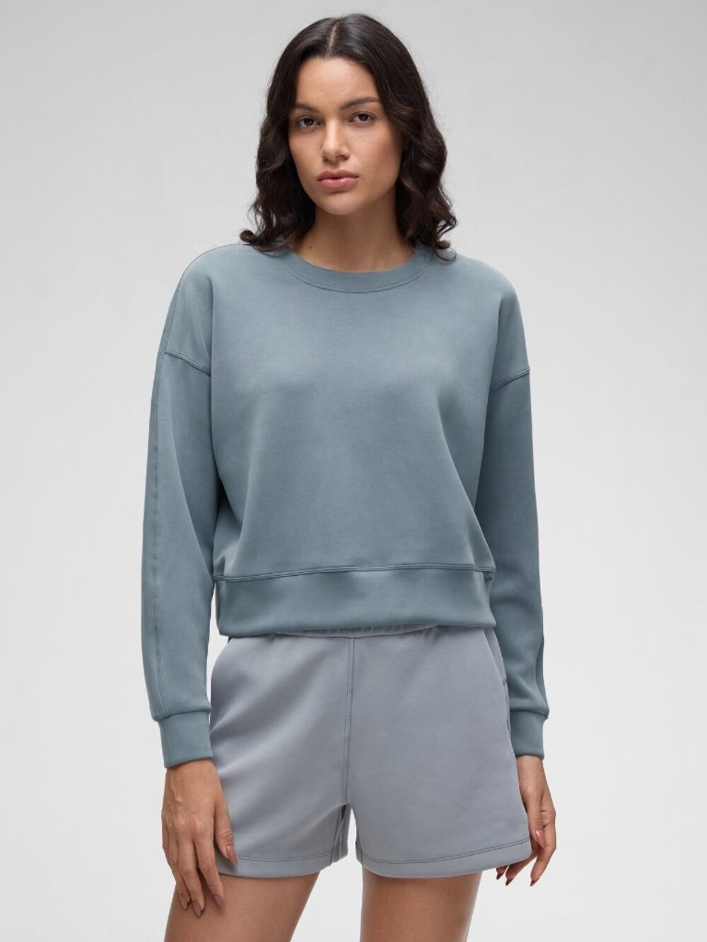 SoftAura Pullover Crewneck Sweatshirt